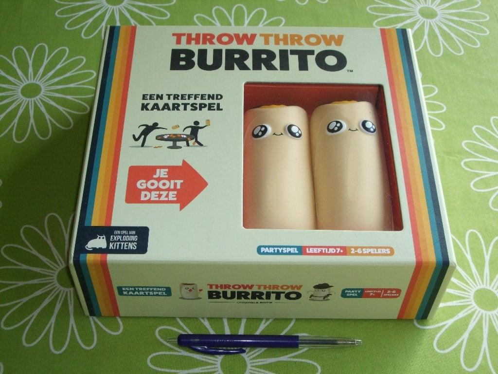 Throw throw Burrito - een treffend kaartspel, Een of twee spelers, Ophalen of Verzenden, Nieuw