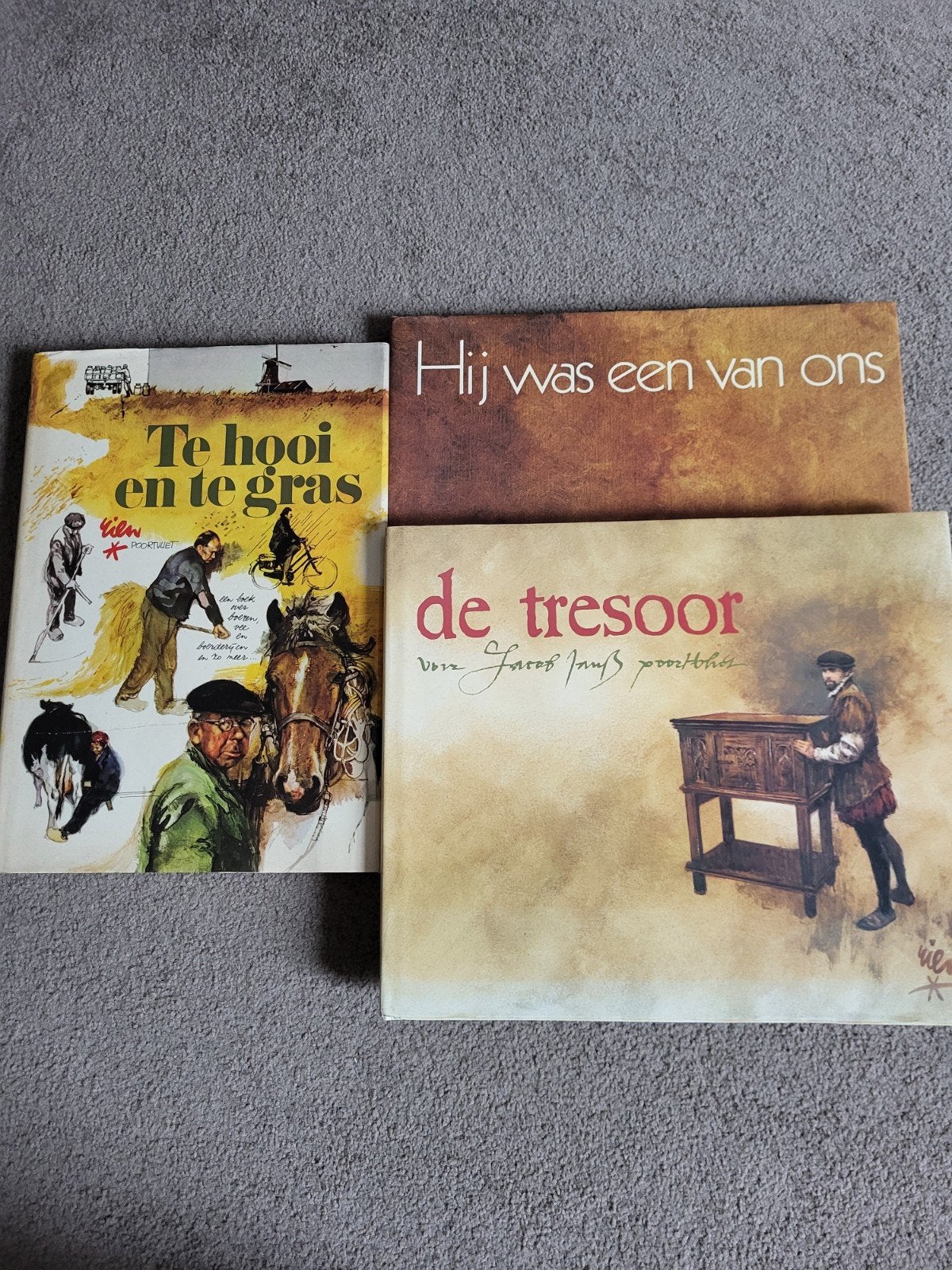 3 boeken van Rien Poortvliet .Samen 20  euro.., Ophalen of Verzenden, Zo goed als nieuw