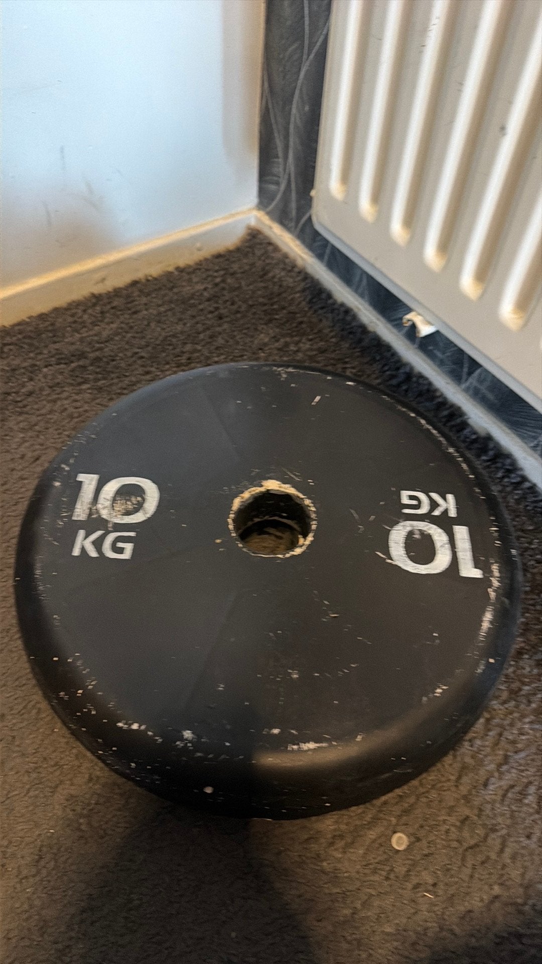 10 kilo schijven, Ophalen, Zo goed als nieuw, Kettlebell