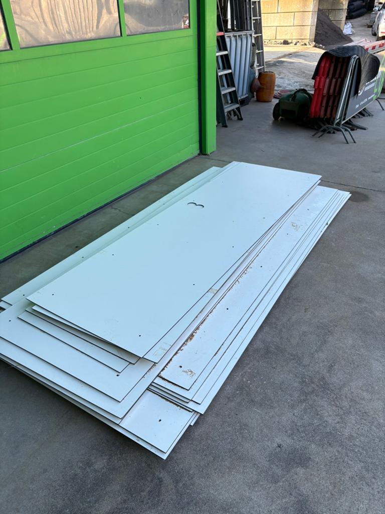 Trespa platen wit ca. 20 stuks diverse maten!, Doe-het-zelf en Verbouw, Platen en Panelen, Ophalen, Gebruikt, Overige materialen