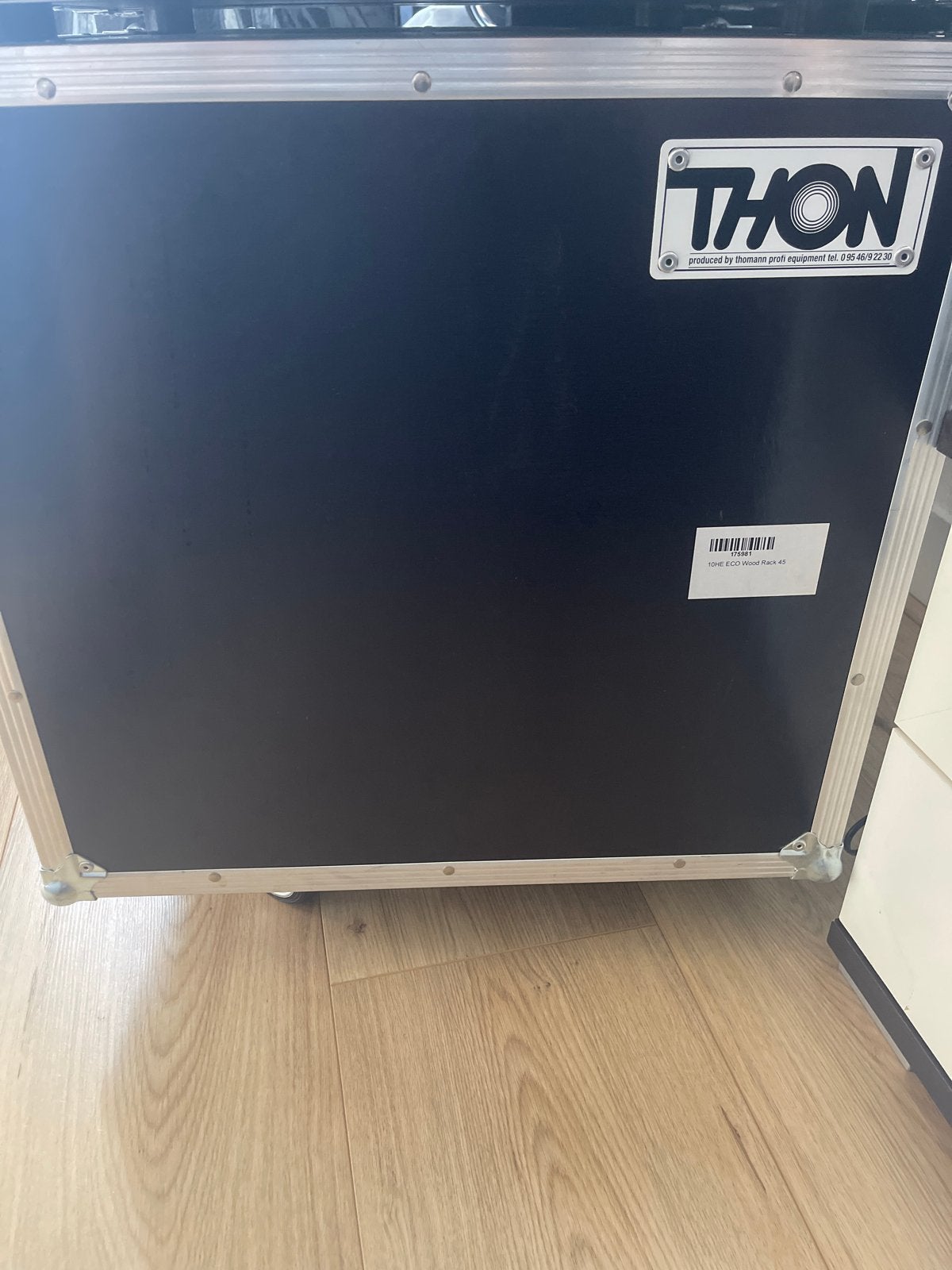 Thon 10HE ECO Wood Rack 45 Flightcase, Ophalen, Zo goed als nieuw, Speaker of Versterker, Flightcase