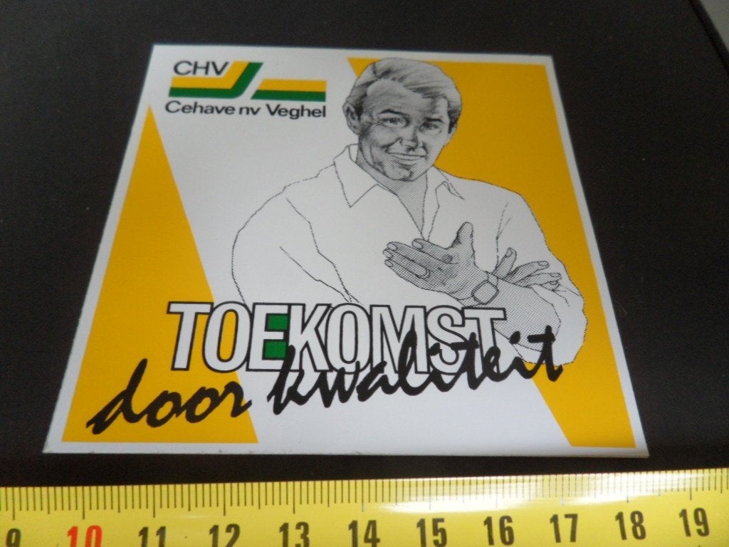 sticker Veghel CHV Cehave nv  Toekomst door kwaliteit, Verzamelen, Ophalen, Zo goed als nieuw