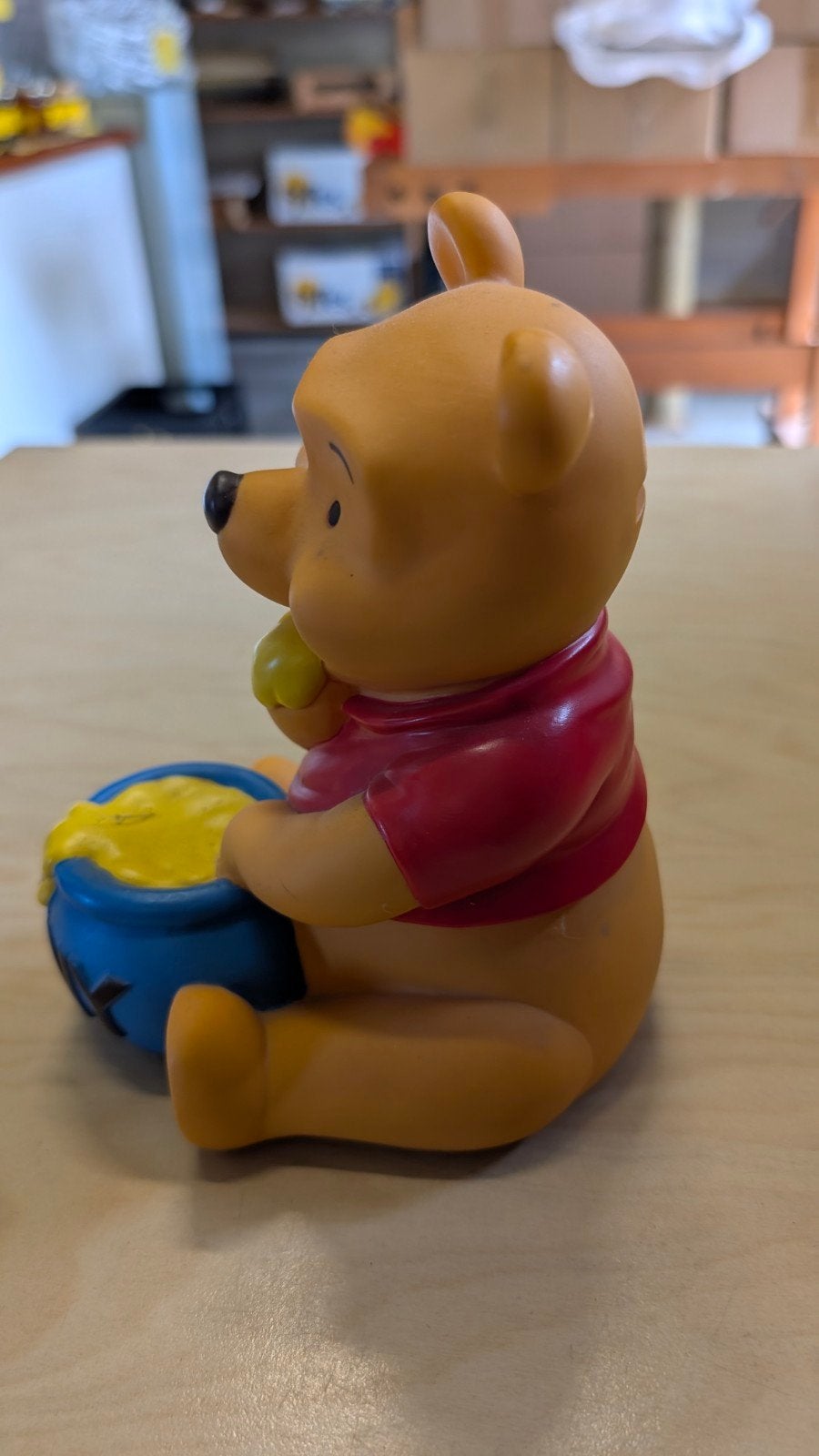 Winnie de Poeh Spaarpot - Bullyland Disney ZGAN., Verzamelen, Ophalen of Verzenden, Gebruikt, Kunststof, Strip- of Tekenfilmfiguur