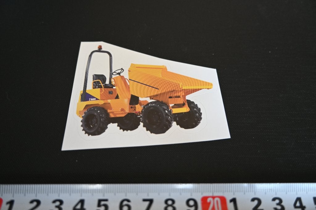 sticker weg wegenbouw machine truck trekker etc 3285, Ophalen of Verzenden, Zo goed als nieuw