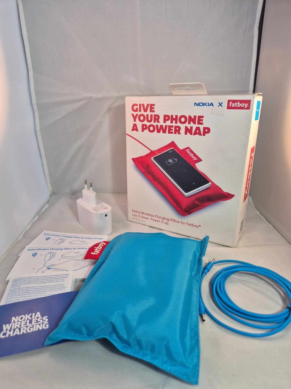 Vintage Fatboy x Nokia Wireless Charger Blauw- New Old Stock, Ophalen of Verzenden, Nieuw