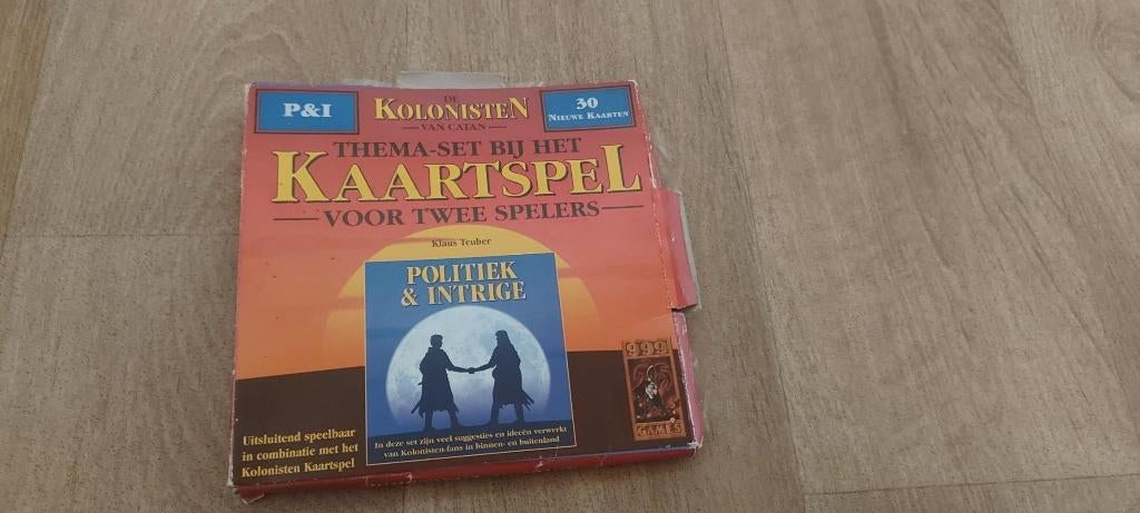 kaartspel 999 games Catan Politiek en Intrige zgan, Hobby en Vrije tijd, Gezelschapsspellen | Kaartspellen, Een of twee spelers