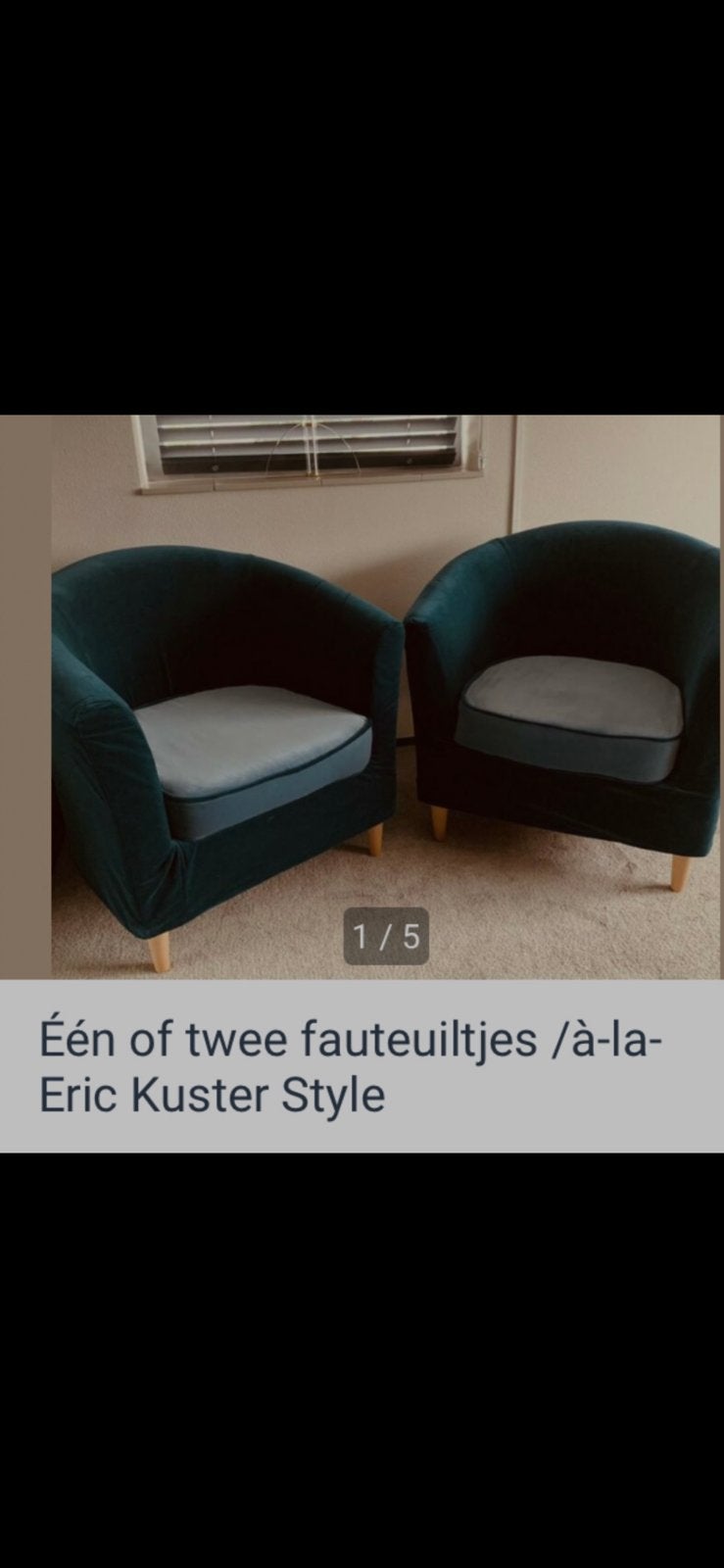 Leuke fauteuil,s, Ophalen, Zo goed als nieuw, 75 tot 100 cm, 50 tot 75 cm