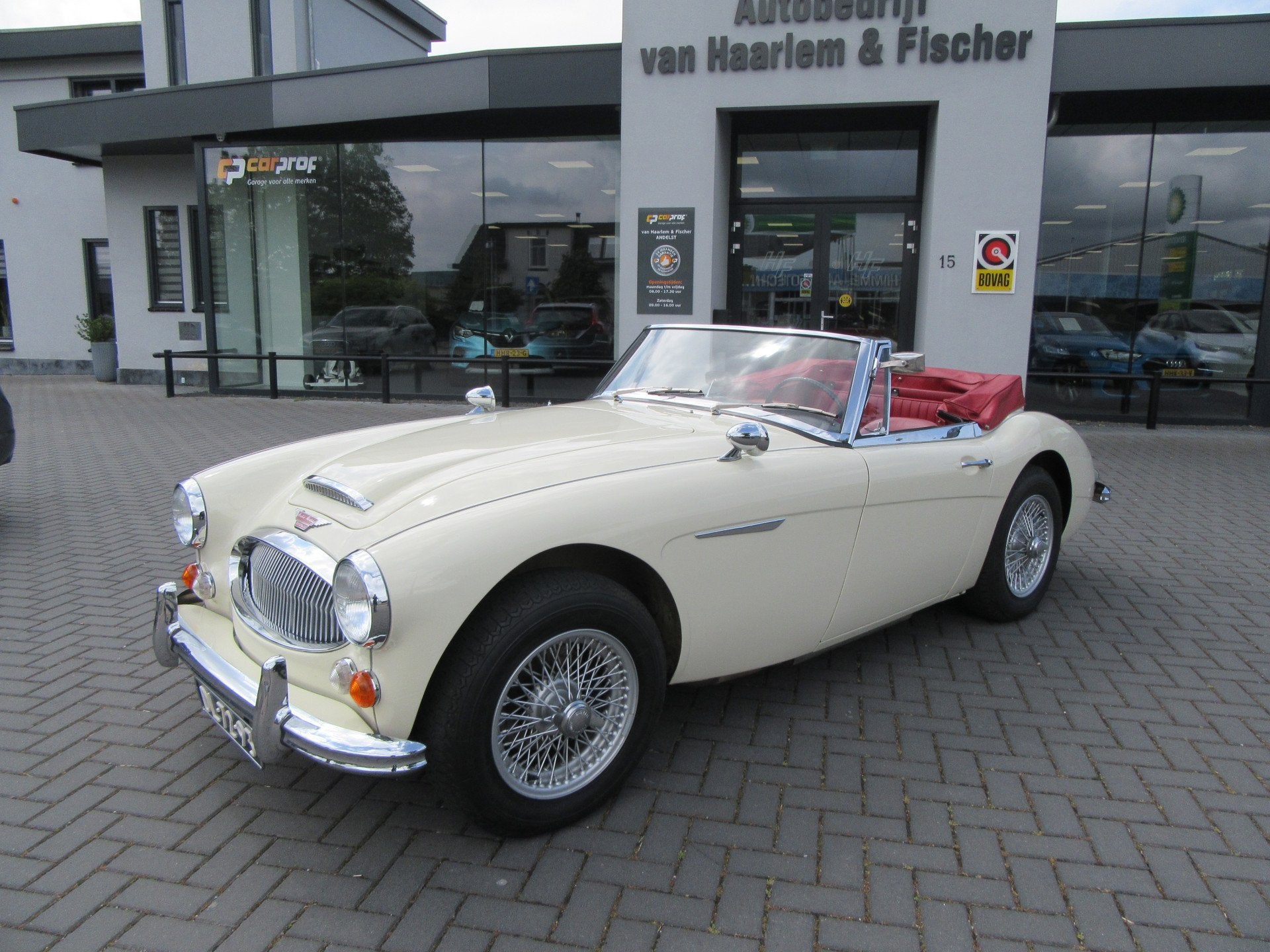 Austin HEALEY 3000 MK III CABRIO 1967, Nieuwstaat HEALEY 300, Auto's, Austin, Beige, Leder, Bedrijf