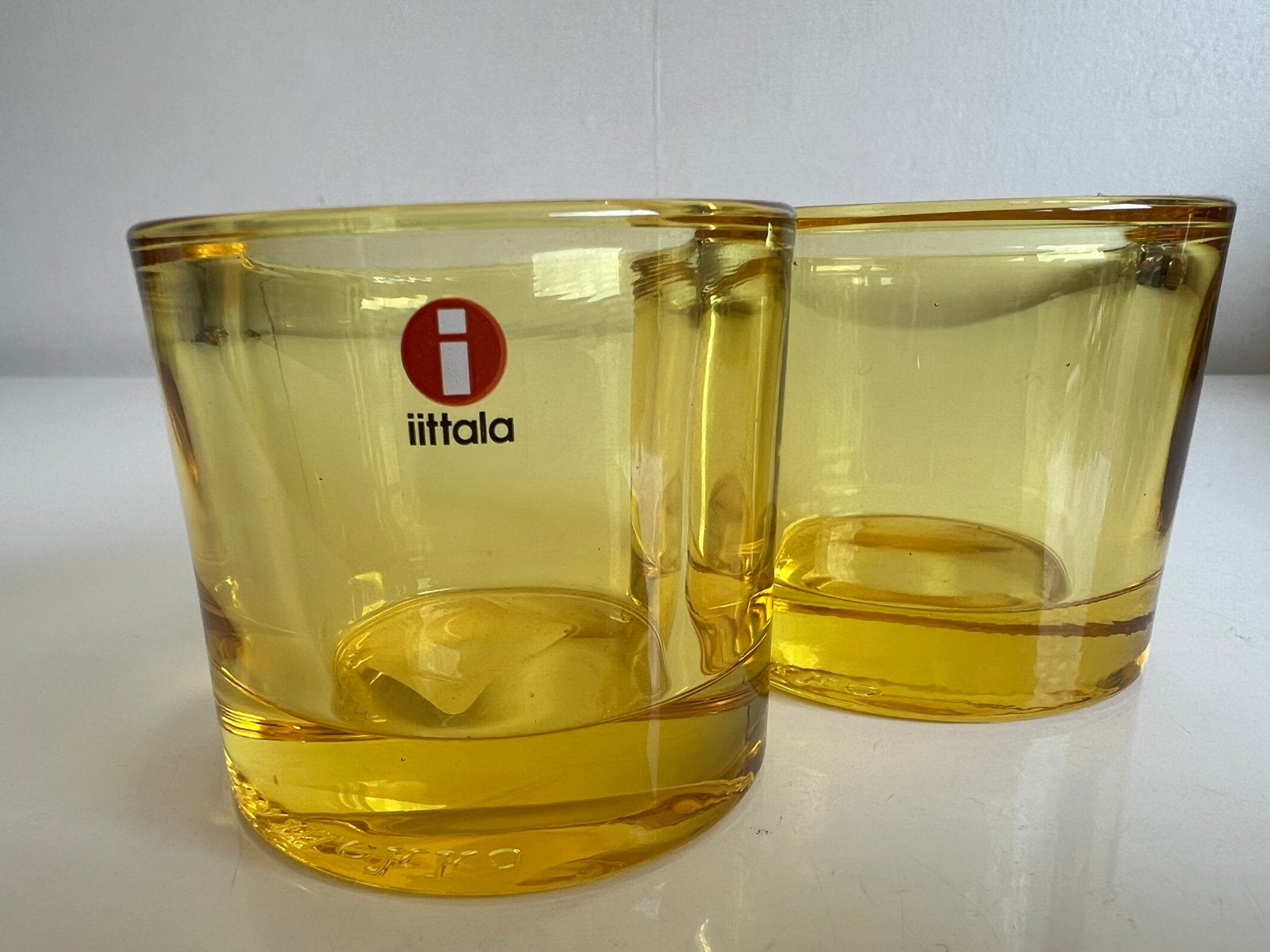 Iittala KIVI Marimekko Waxinelichthouder~Lemon Yellow P..STK, Huis en Inrichting, Waxinelichthouder, Ophalen of Verzenden, Iittala