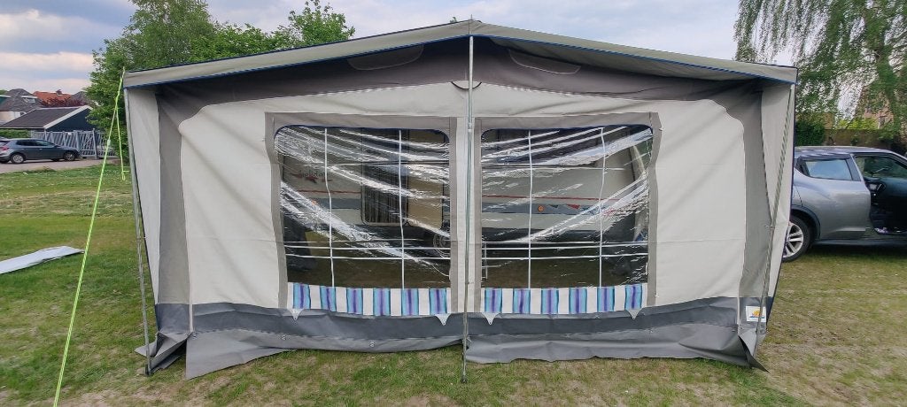 Voortent met stokkenset maat 9, Ophalen, Gebruikt, PVC, Overige merken