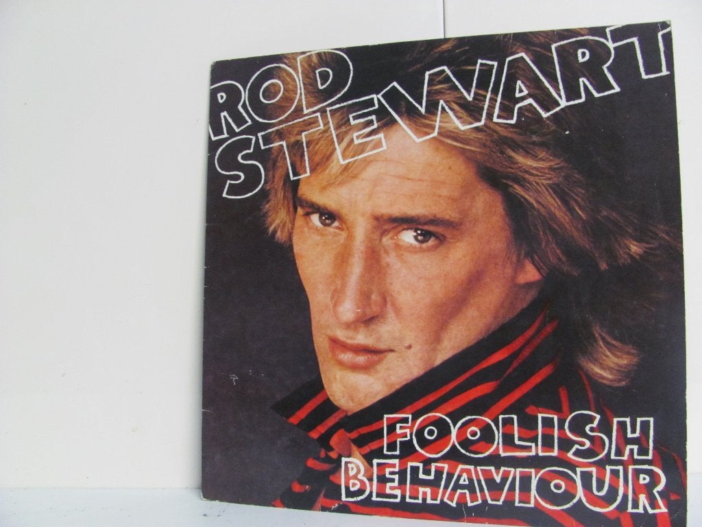 album van rod stewart-foolish behaviour, LP, Ophalen of Verzenden, Zo goed als nieuw, 12 inch