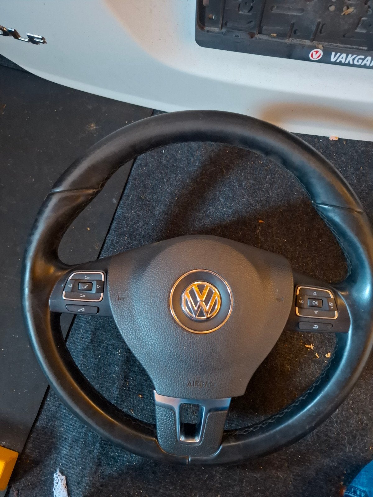 golf6 stuur met stuurbediening, Ophalen, Gebruikt, Volkswagen