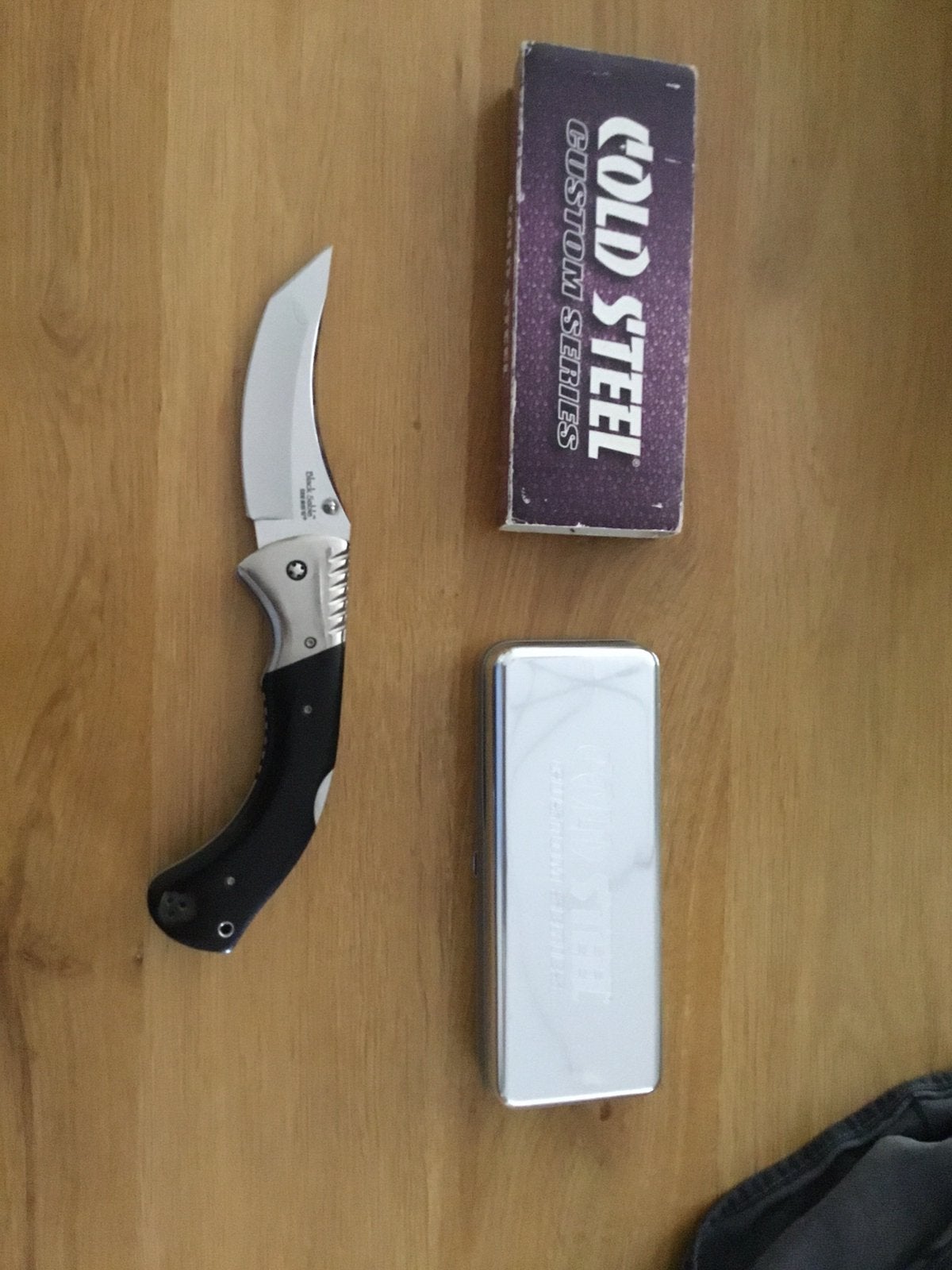 De échte Cold Steel Black Sable, zeldzaam, Ophalen of Verzenden, Zo goed als nieuw