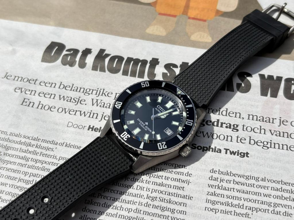 Citzien Promaster Fujitsubo Mechanical Diver NB6021-17E, Overige materialen, Overige materialen, Ophalen of Verzenden, Zo goed als nieuw