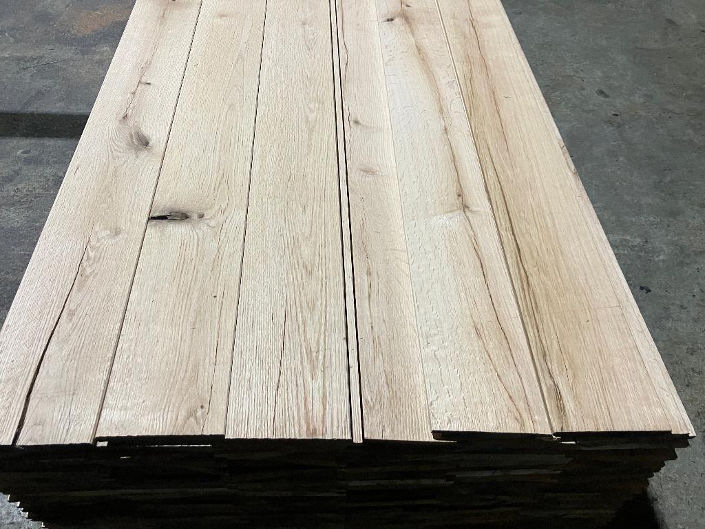 planken-dakbeschot-halfhouts rabat-vloerdeel-Eiken-20x160mm, Ophalen, Planken, Nieuw, Hardhout