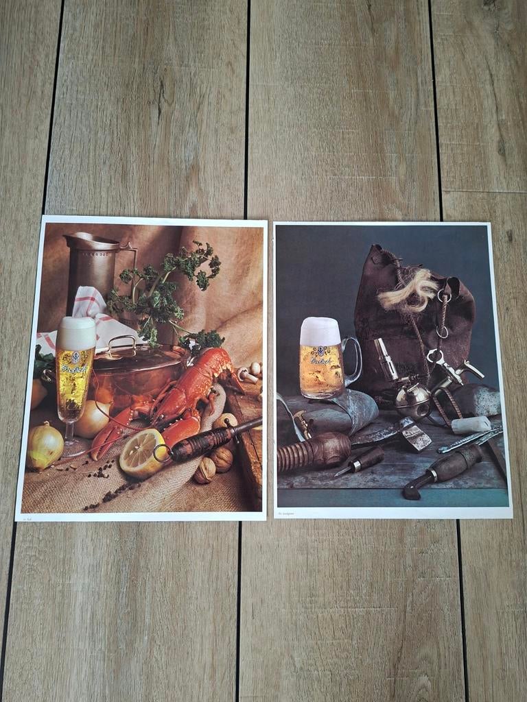 Reclameposter Grolsch 2 stuks., Ophalen of Verzenden