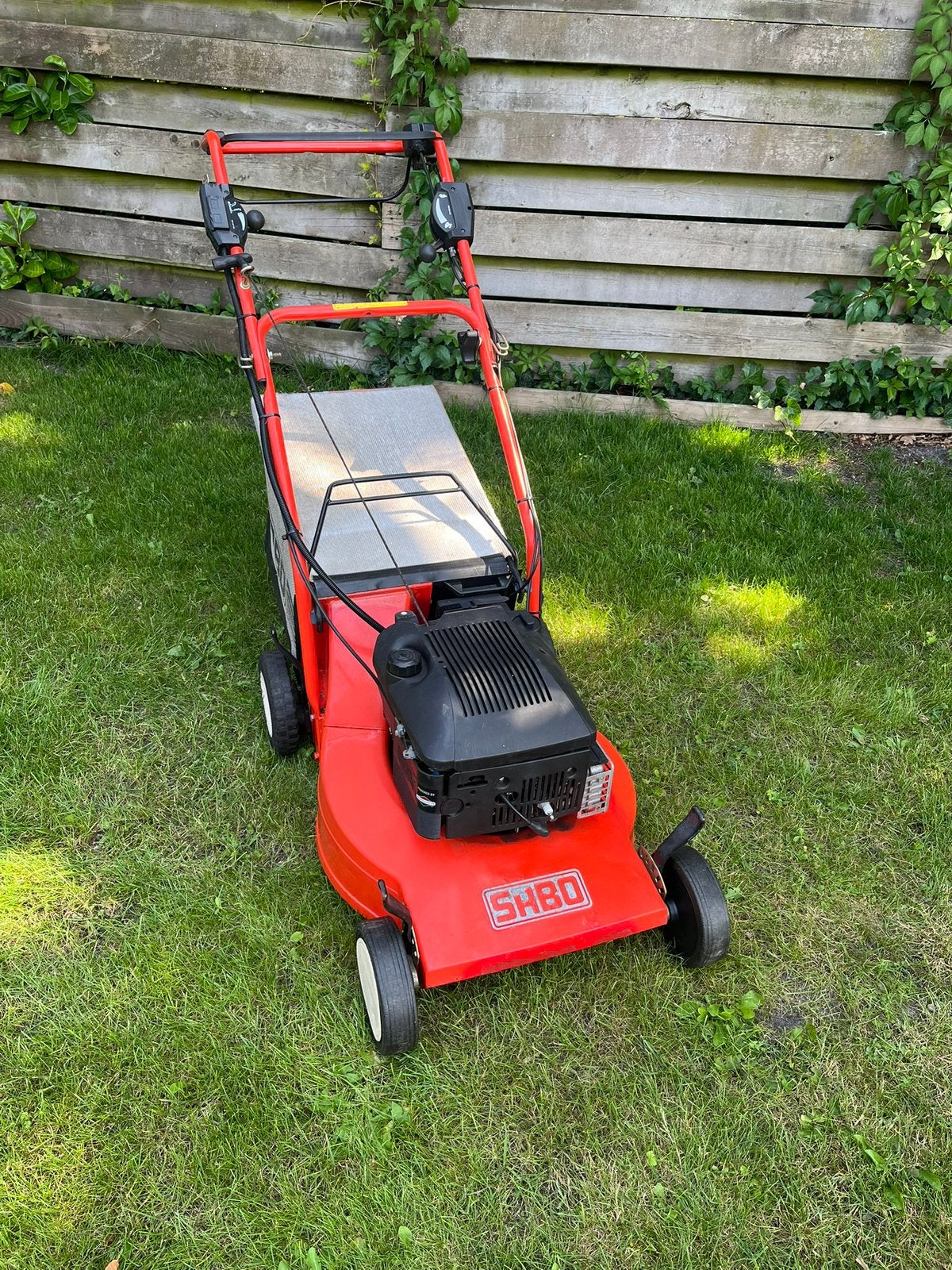 Sabo grasmaaier 52cm, met aandrijving en elektr. starten, Ophalen, Gebruikt, 50 cm of meer