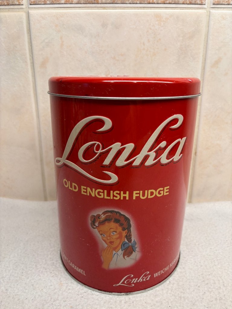 Blik Lonka Fudge, Ophalen of Verzenden