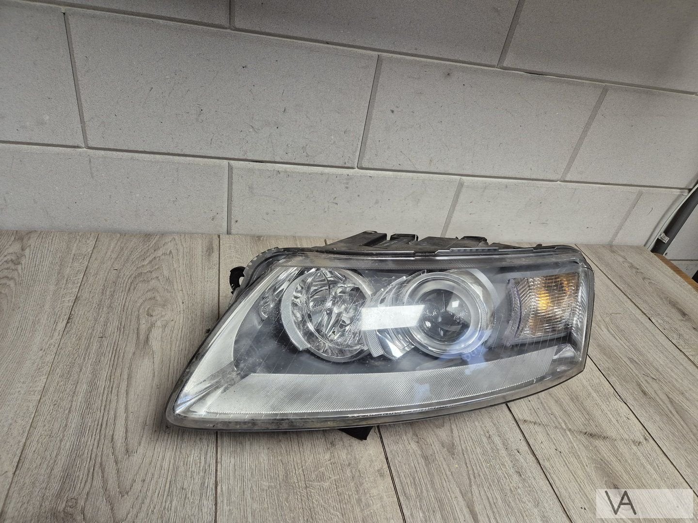 Audi A6 4f 2004 - 2008 koplamp links XENON zonder bochtlicht, Gebruikt, -, -, -