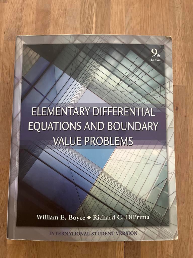 Elementary Differential Equations and Boundary Value Problem, Ophalen of Verzenden, Beta, Gelezen, HBO