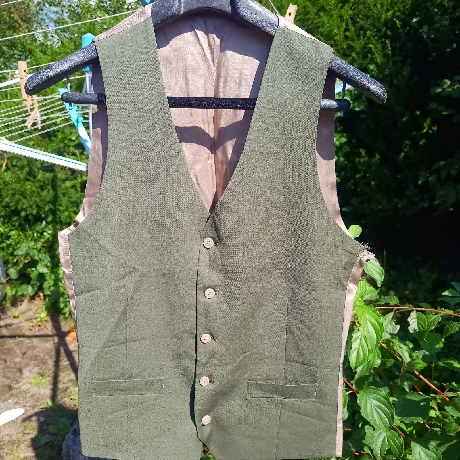 Tiroler trachten gilet 46 S groen Oktoberfest, Ophalen of Verzenden, Gedragen, Maat 46 (S) of kleiner, Kleding