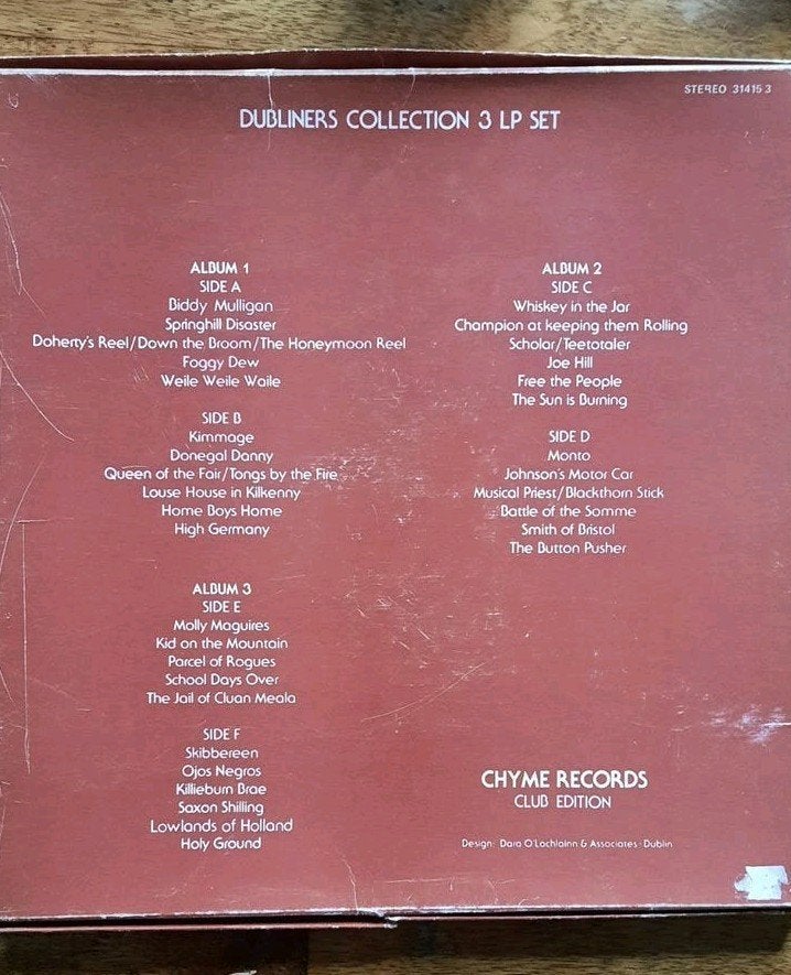 Dubliners collection lp, Ophalen of Verzenden, 12 inch