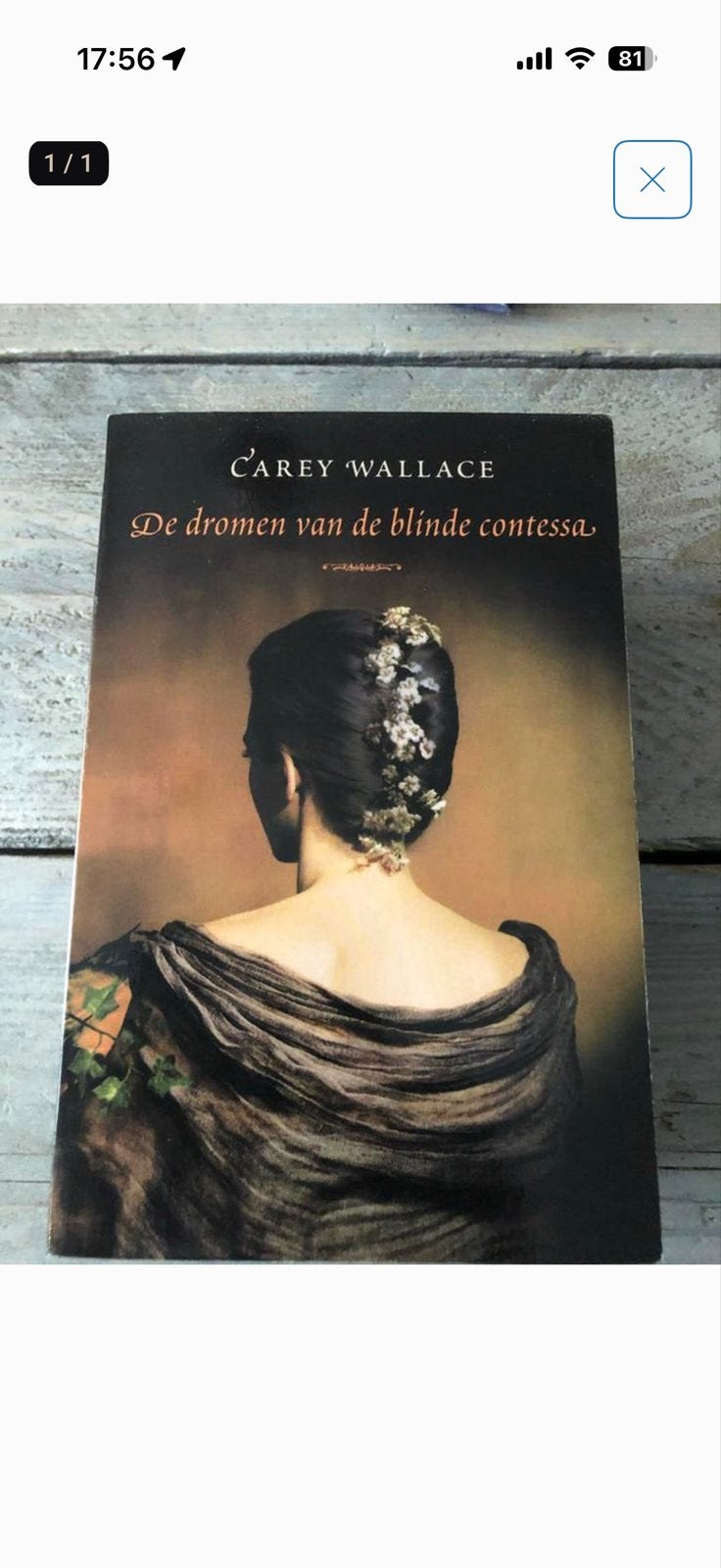 De dromen van de blinde contessa - Carey Wallace, Ophalen, Gelezen, Nederland