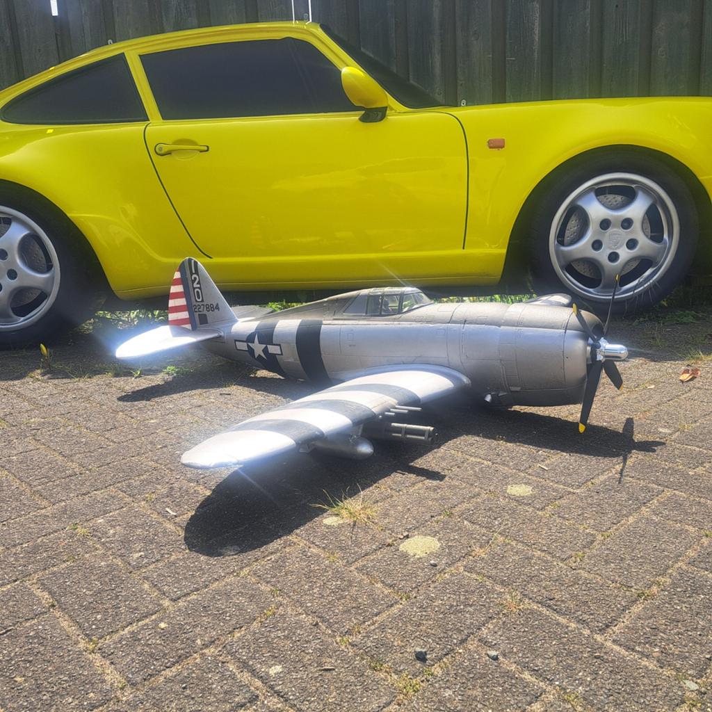 Mustang P-51 gevechtsvliegtuig Display, Ophalen, Gebruikt, Reclamebord