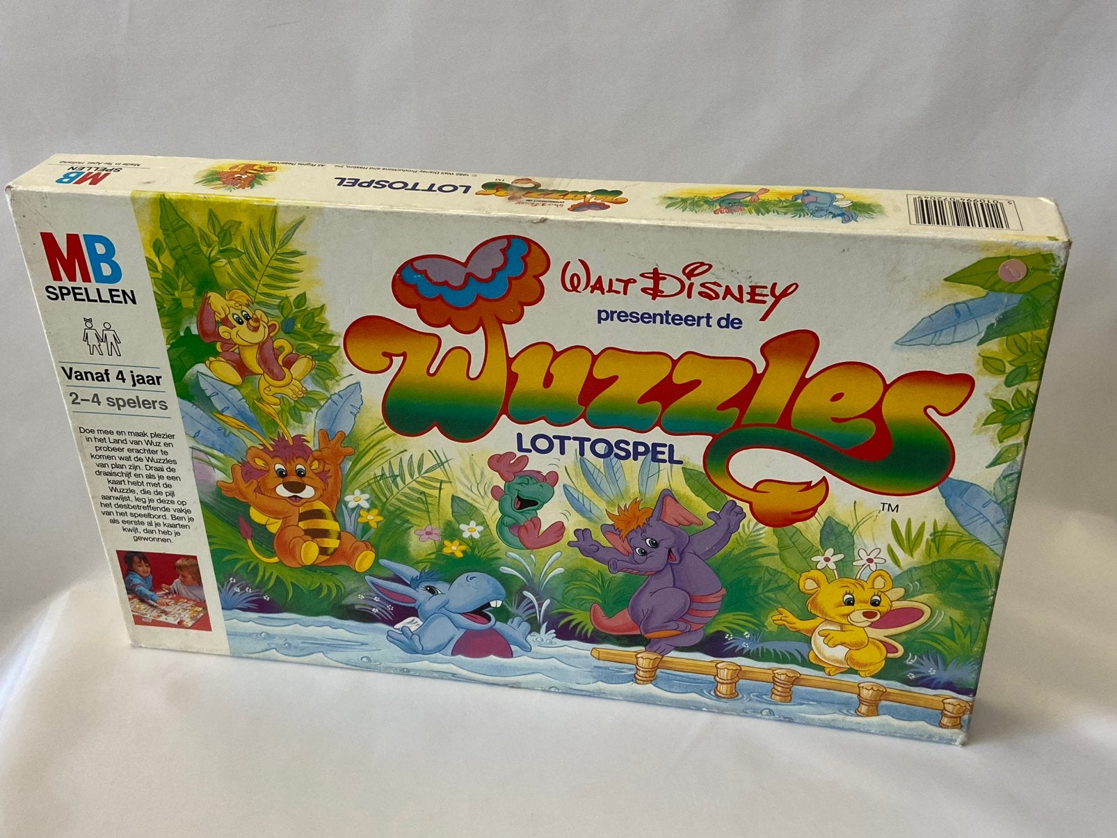 MB Walt Disney Wuzzles lottospel, Een of twee spelers, Ophalen of Verzenden, Gebruikt, MB