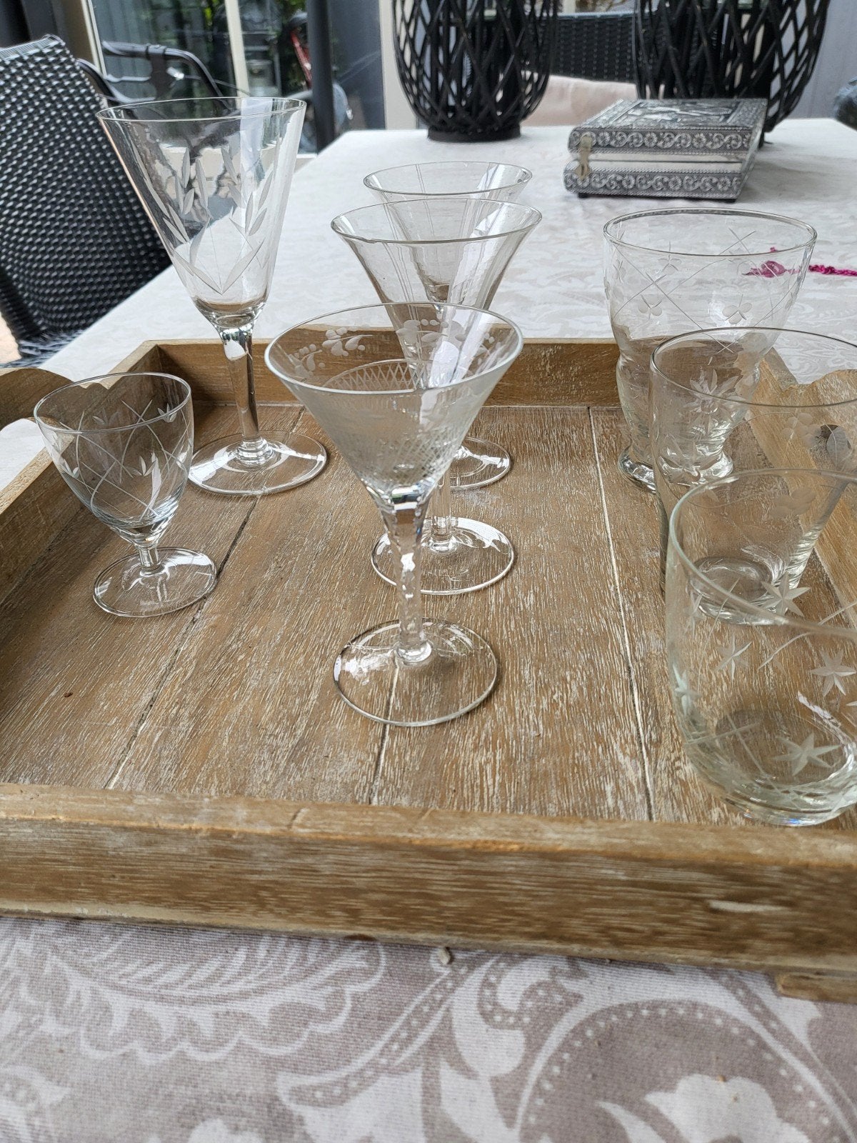 Vintage glazen vanaf 1920., Verzamelen, Glas en Borrelglaasjes, Ophalen of Verzenden, Zo goed als nieuw, Overige typen