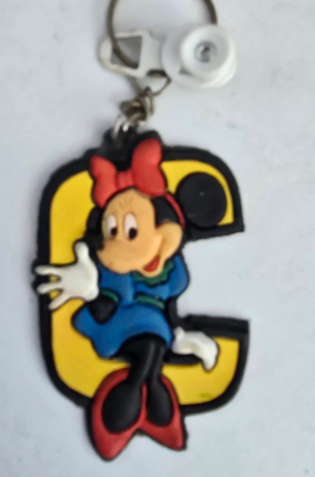 Minnie Mouse Sleutelhanger - Letter C, Ophalen of Verzenden, Gebruikt, Knuffel of Figuurtje