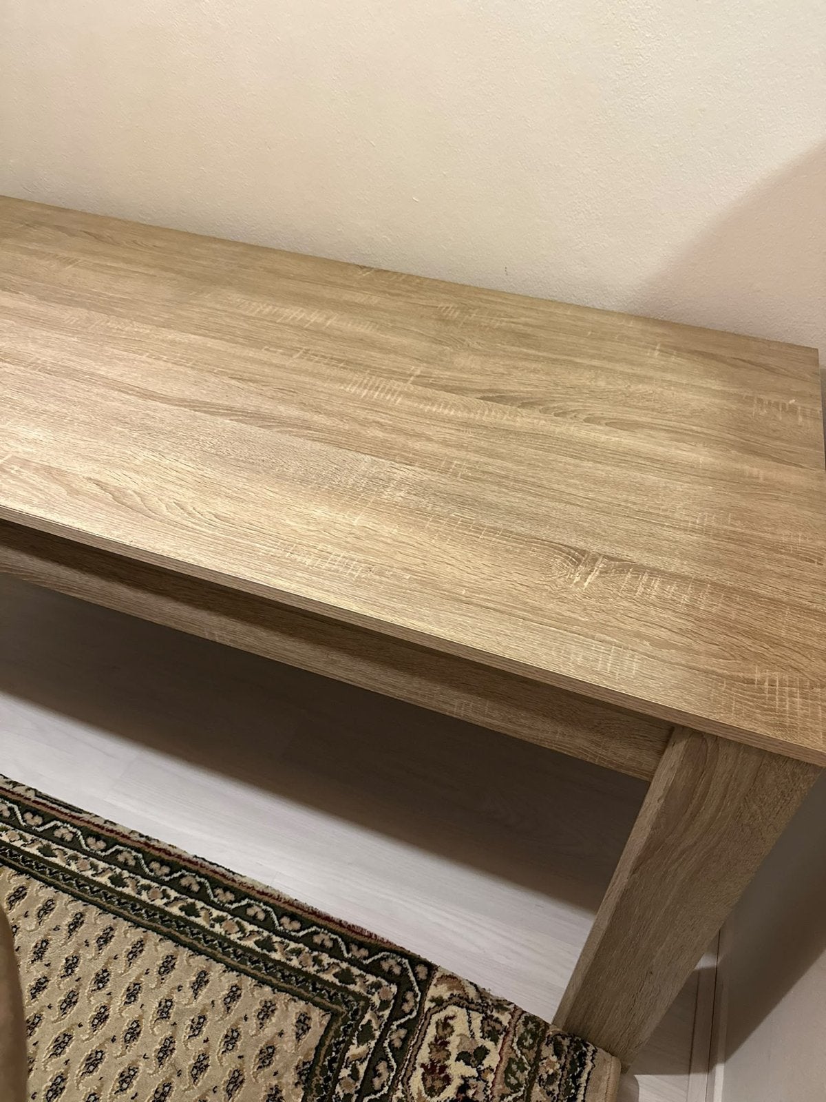 Houten eettafel, Ophalen, Gebruikt, 100 tot 150 cm, 50 tot 100 cm