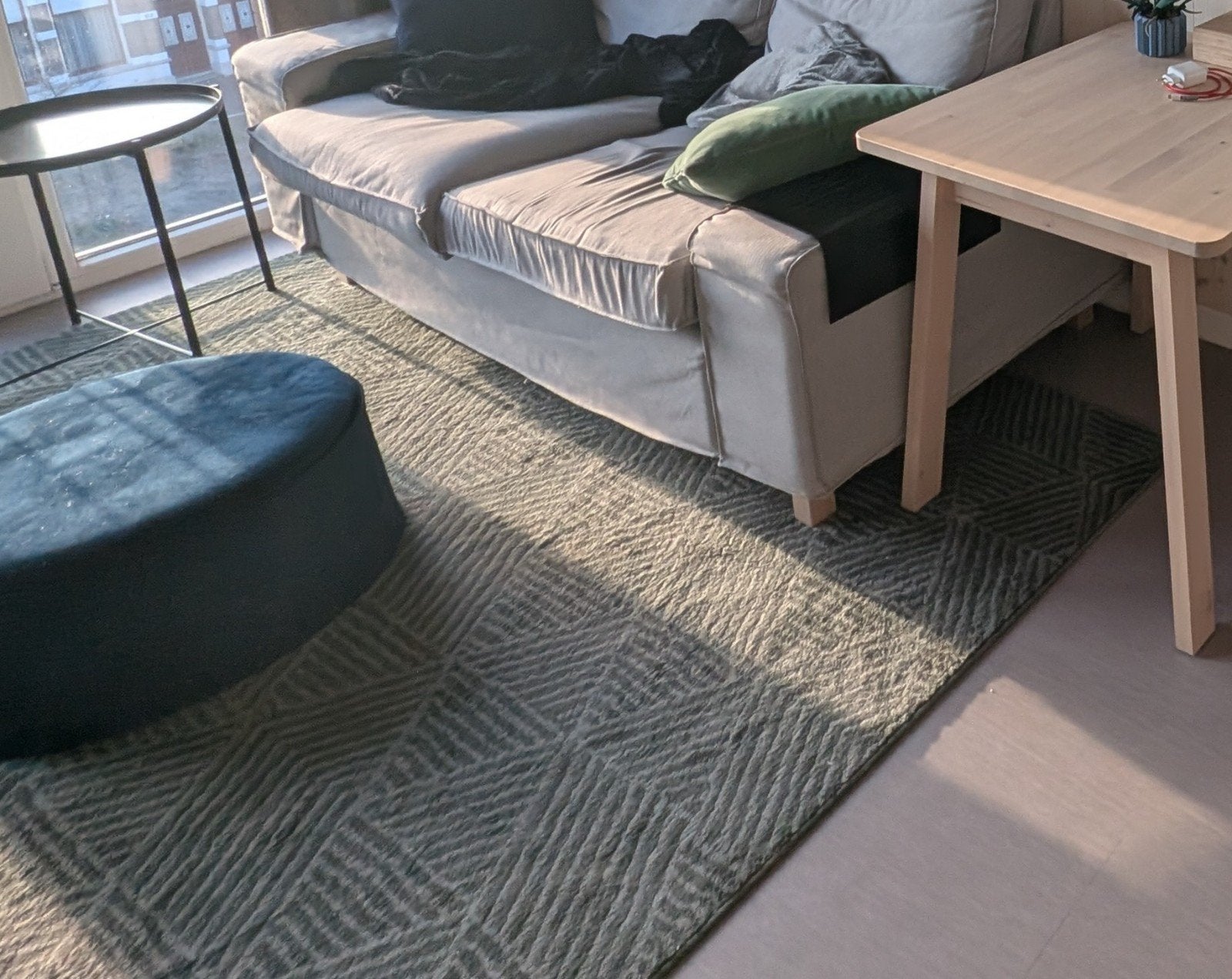 Groot Ikea vloerkleed (170x240), Huis en Inrichting, Ophalen, Gebruikt, 150 tot 200 cm, 200 cm of meer