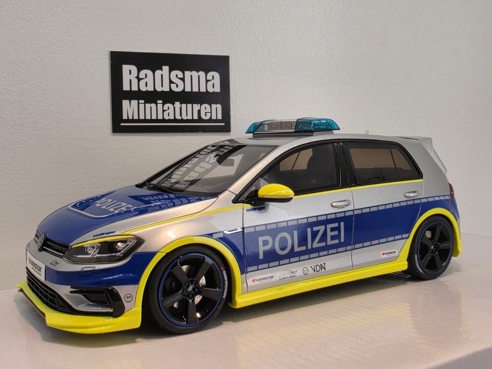 Volkswagen Golf VII R Oettinger POLIZEI - 1:18 Ottomobile, OttOMobile, Auto, Ophalen of Verzenden