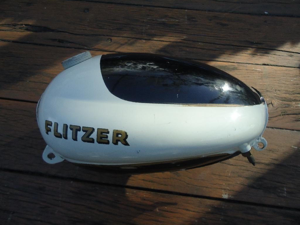 Zeer unieke tank van een Flitzer in goede staat geen roest !, Verzenden, Gebruikt, Tank, Overige merken