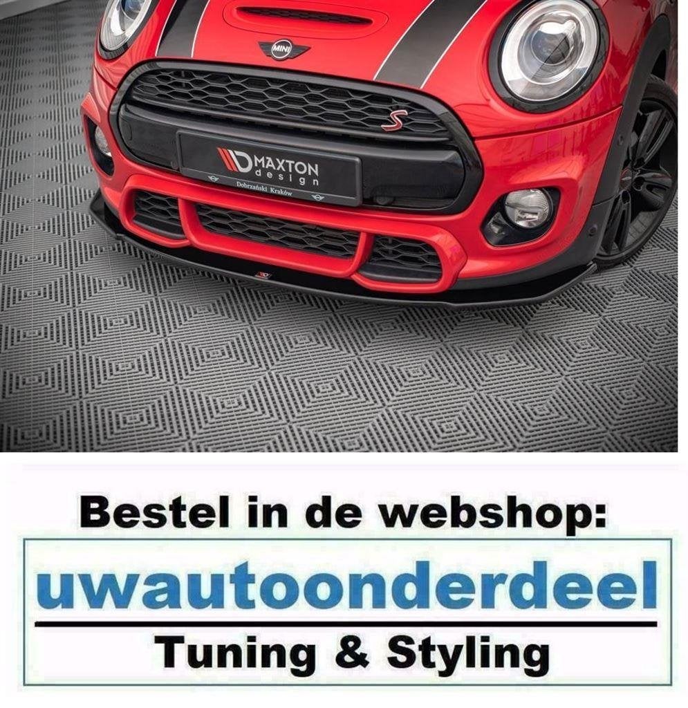 Maxton Spoiler Lip Splitter Voor Mini Cooper S JCW F56, Verzenden, Automotive Parts, A.parts@hotmail.nl, Trasmolenlaan 12 3447 GZ Woerden