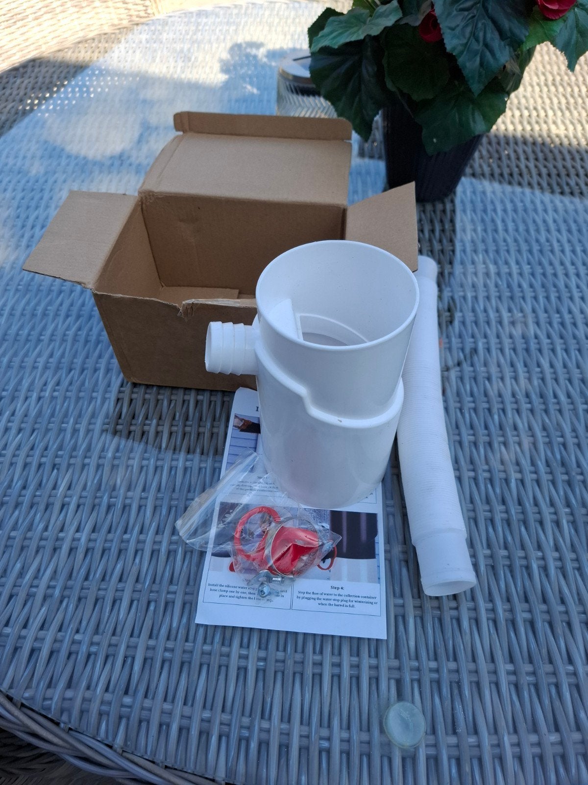 Regenton vulautomaat met slang., Tuin en Terras, Regentonnen, Minder dan 75 liter, Ophalen, Nieuw, Kunststof