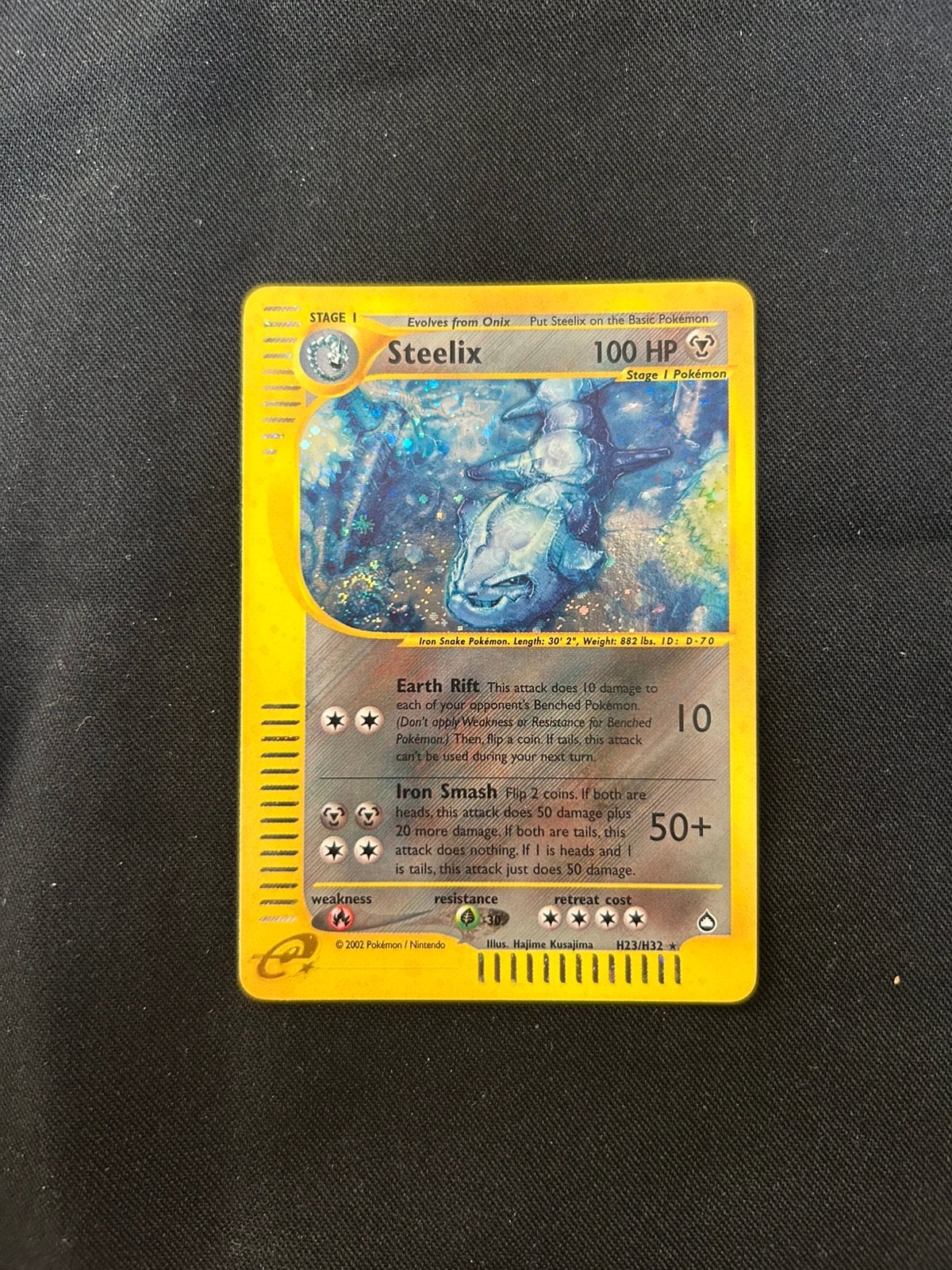 Mooie Steelix Aquapolis holo