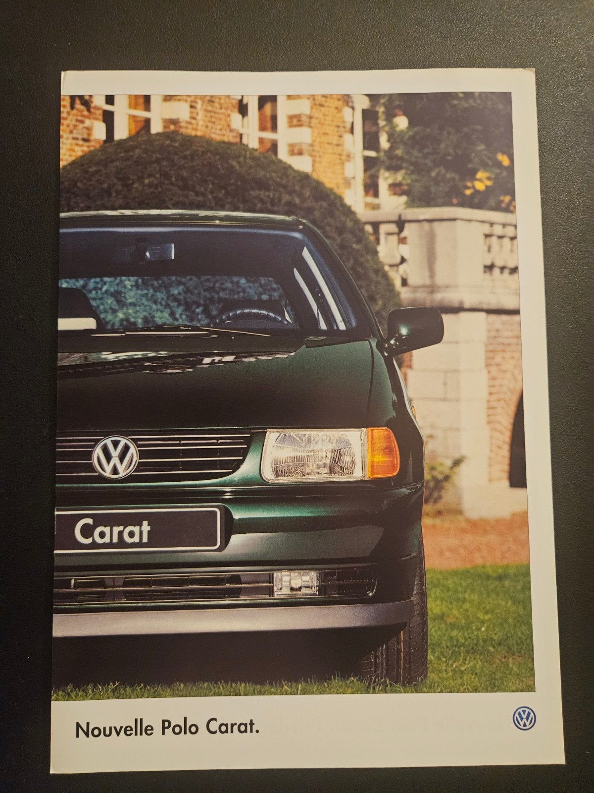 Brochure Volkswagen Polo Carat 1996, Ophalen of Verzenden, Zo goed als nieuw, Volkswagen