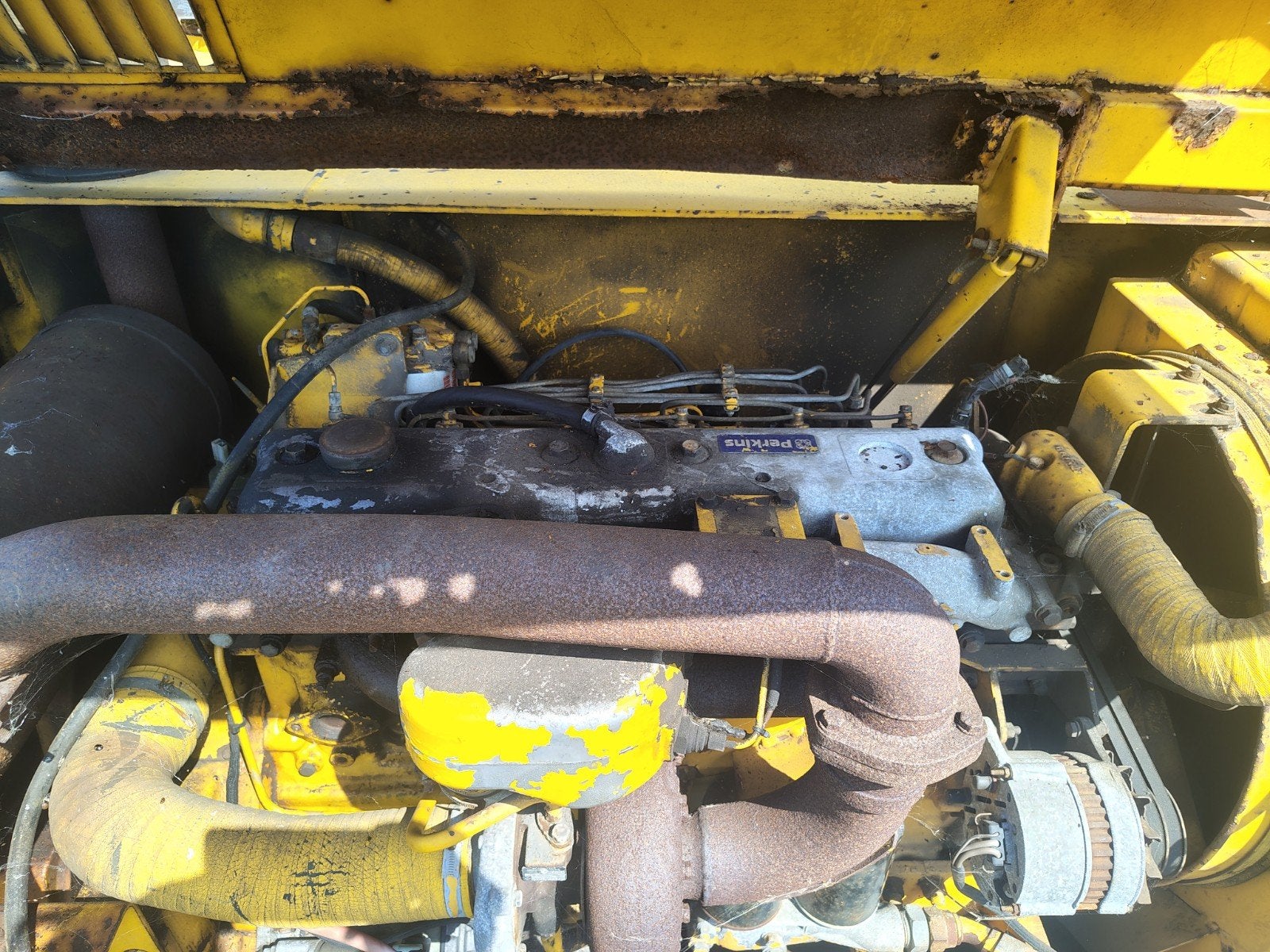 Goed lopende Perkins motor voor JCB 818 Super (1989), Ophalen of Verzenden