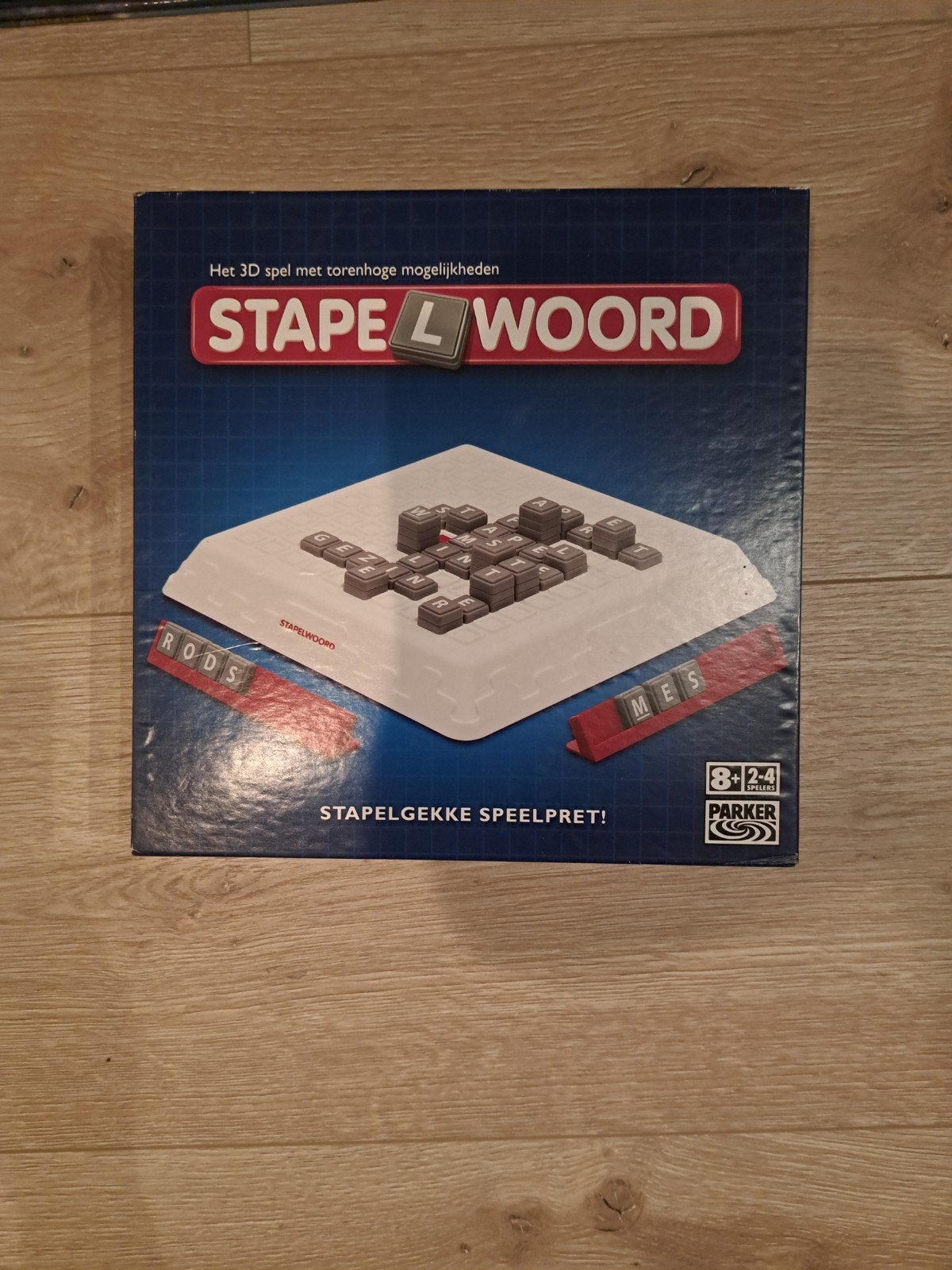 Stapelwoord - Het 3D woordspel van Parker, Drie of vier spelers, Ophalen of Verzenden, Zo goed als nieuw, Parker