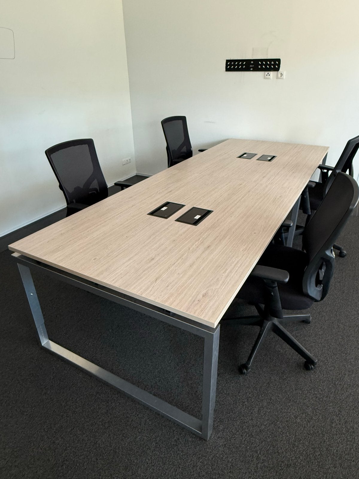 Vergader-/bureautafel 320x120cm, in hoogte verstelbaar