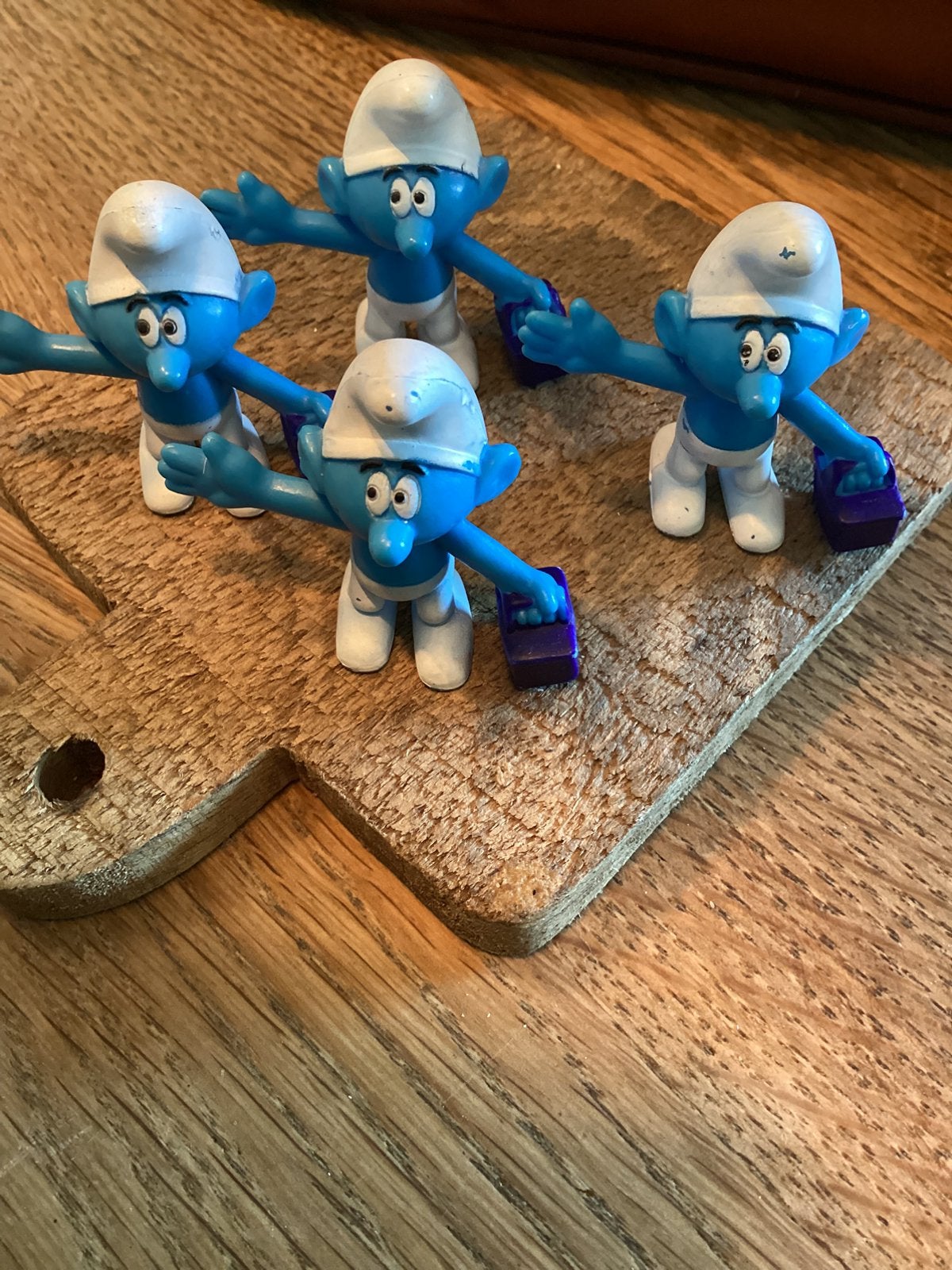 Klus smurf, Verzamelen, Verzenden, Zo goed als nieuw, Knutselsmurf, Poppetje, Figuurtje of Knuffel