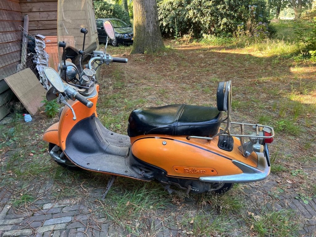 Bellaso Retro Scooter 50cc Met windscherm, Fietsen en Brommers, Ophalen, Gebruikt, Overige typen, Overige merken