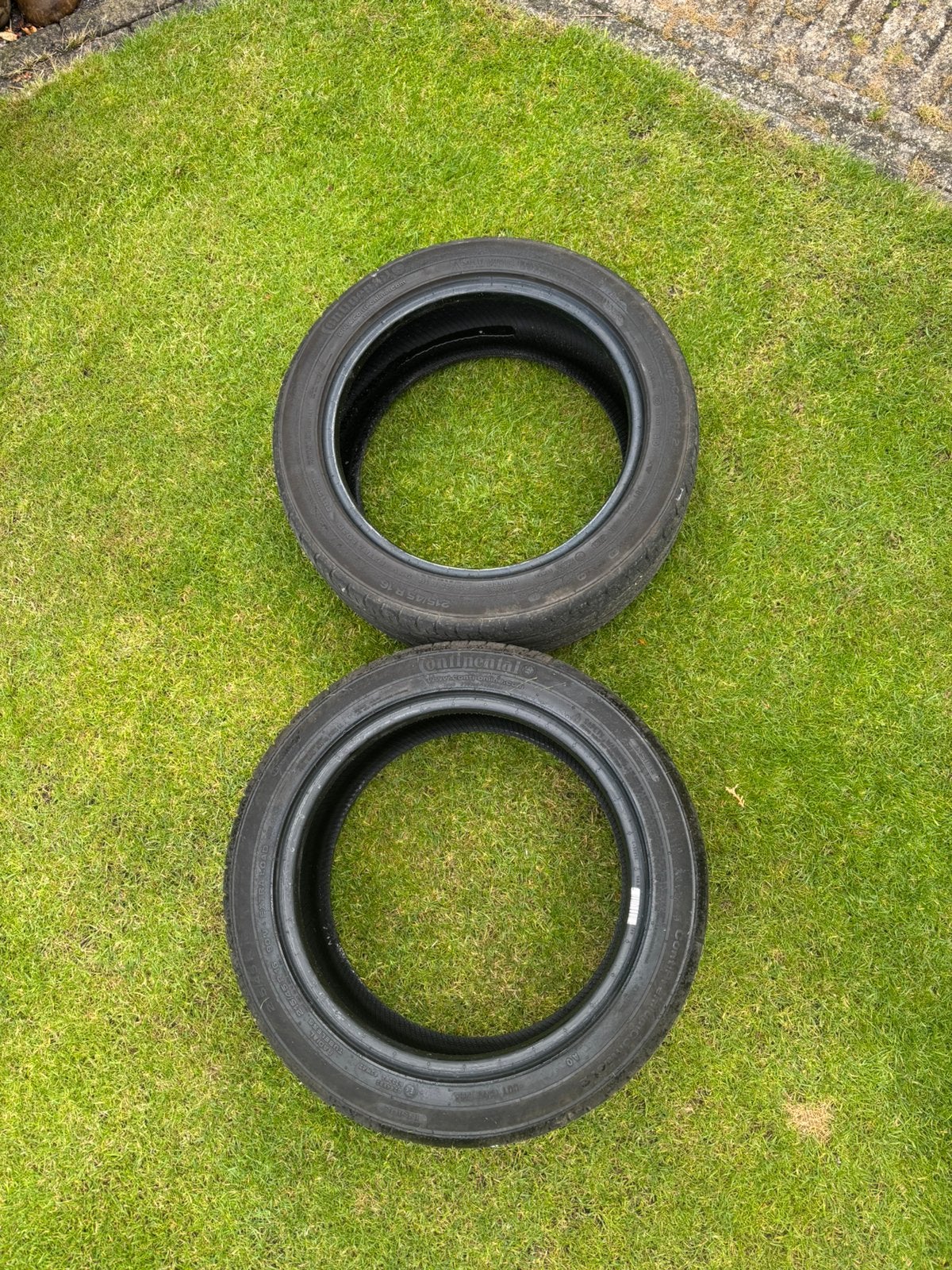 2 continental premium contact 2 zomerbanden., Ophalen, Gebruikt