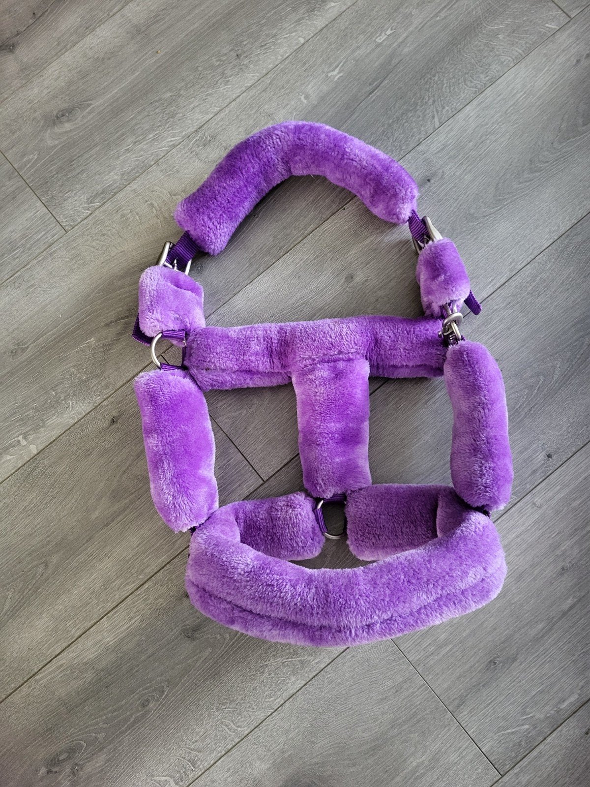 TE KOOP PAARSE BONTE PAARDENHALSTER MAAT FULL, Ophalen of Verzenden