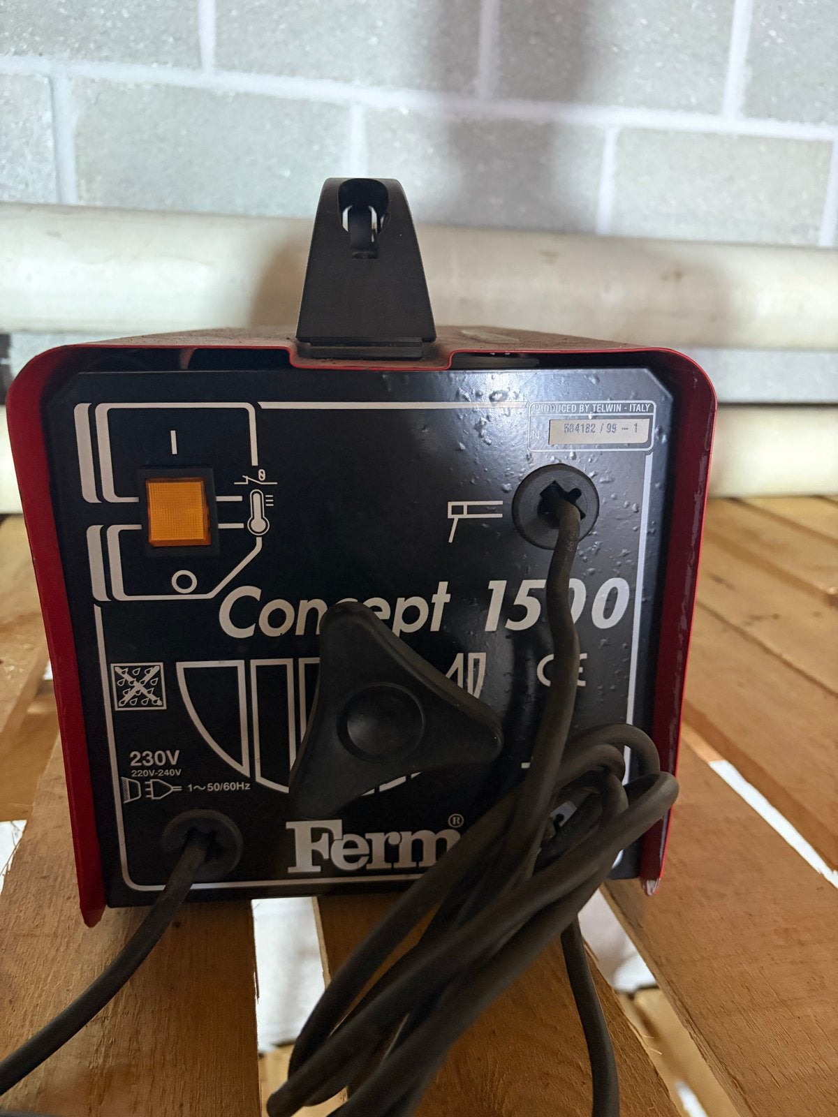 Ferm Concept 1500 Lasapparaat - Telwin Italië, Ophalen, Gebruikt, Minder dan 150 ampère, Elektroden
