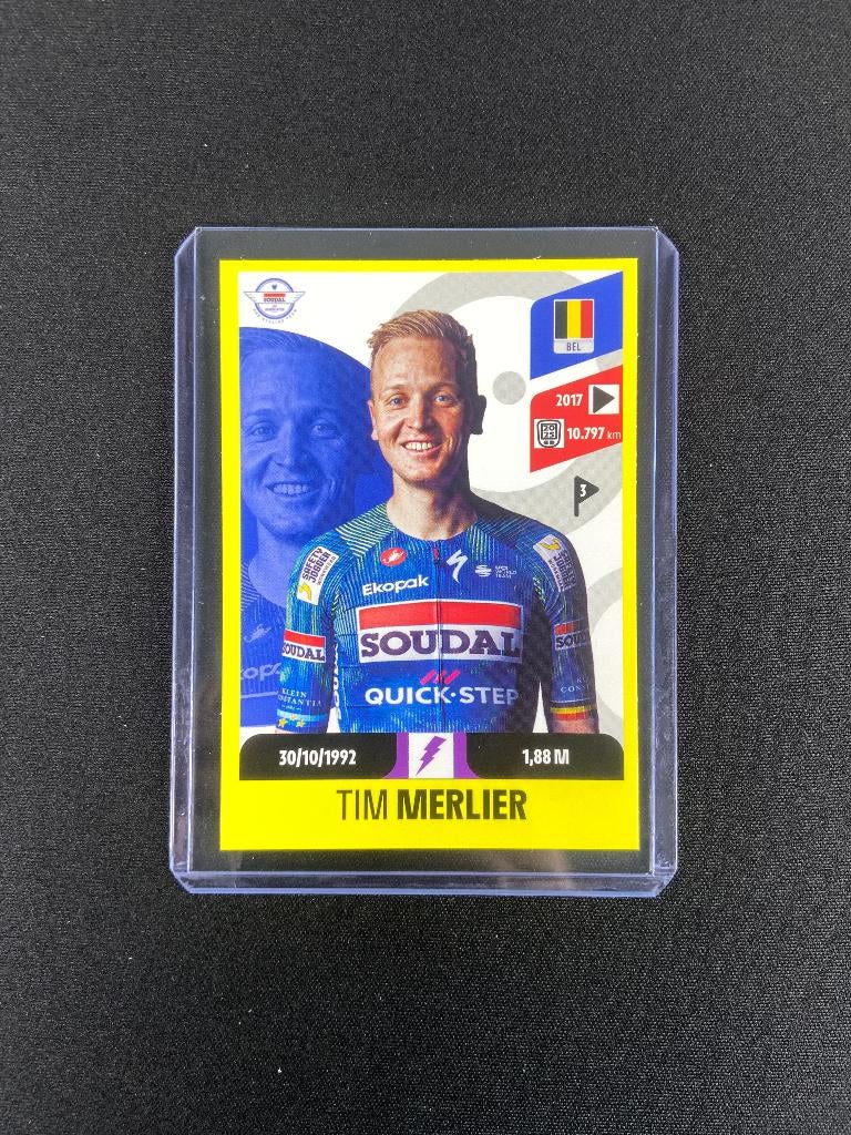 Tim Merlier Panini Tour de France 2026 Sticker Soudal, Verzenden, Zo goed als nieuw, Overige sporten, Poster, Plaatje of Sticker