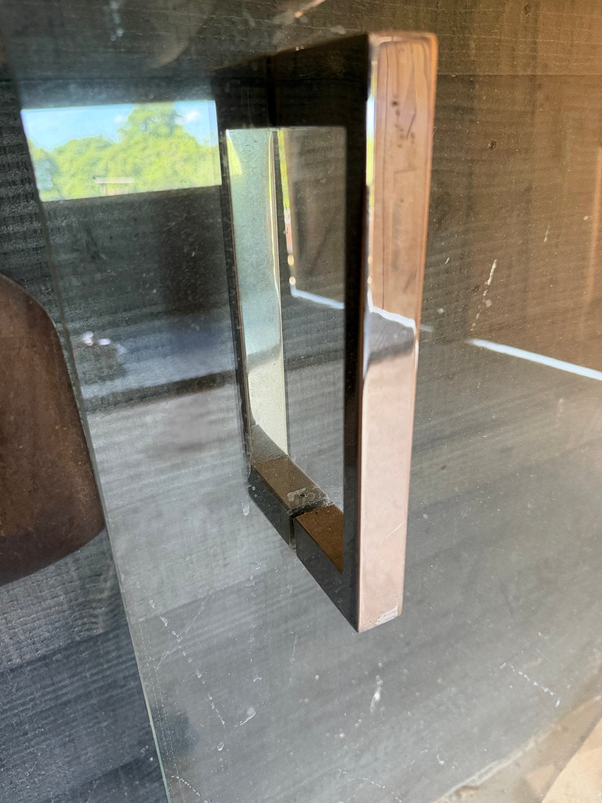 Glazen douchedeur vam sealskin met handvat en scharnieren, Ophalen, 80 tot 100 cm, Binnendeur, Minder dan 200 cm