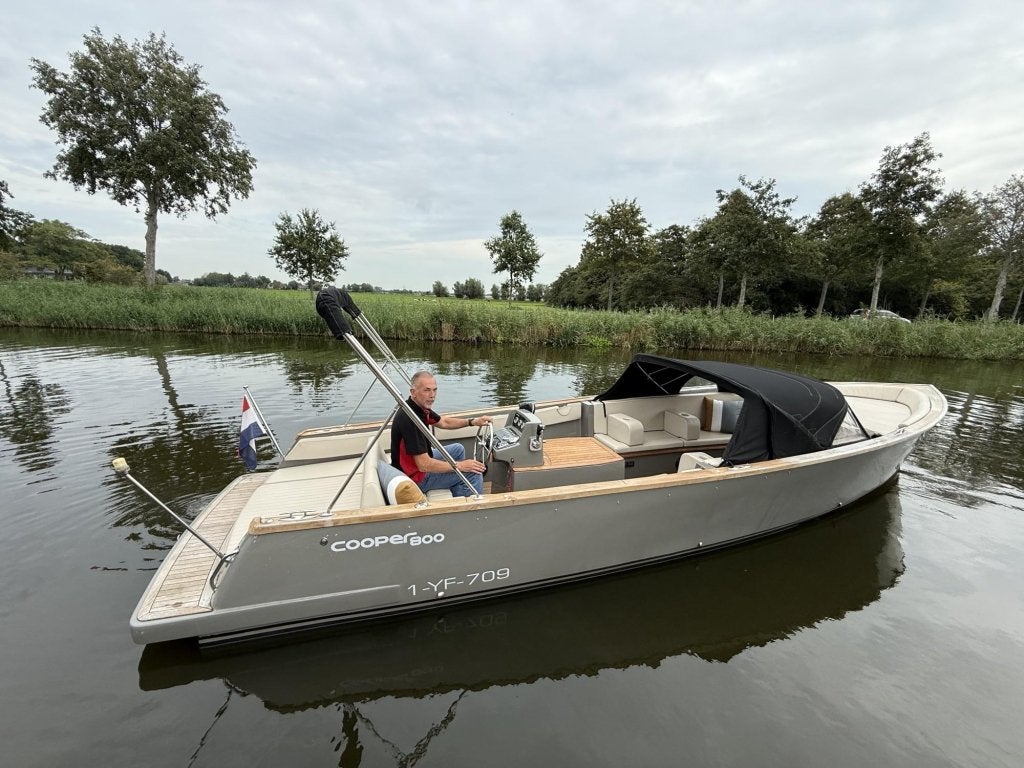 Cooper 800 met 80pk Yanmar prachtige boot., Watersport en Boten, Tender, Gebruikt, 0 pk, Binnenboordmotor